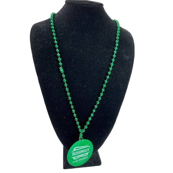 Set of 2 Hornitos Necklace Green Mardi Gras Beads Necklace St Patrick's Day 3e - Picture 3 of 8